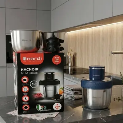 Hachoir Nardi 5en1 350W 5 boul