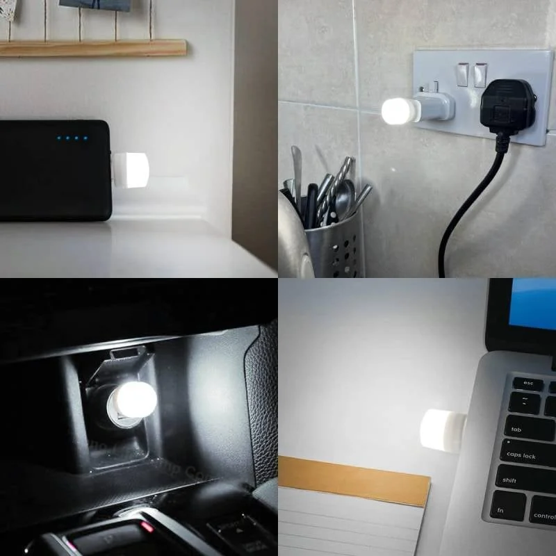 Mini lampe LED USB 1W blanche