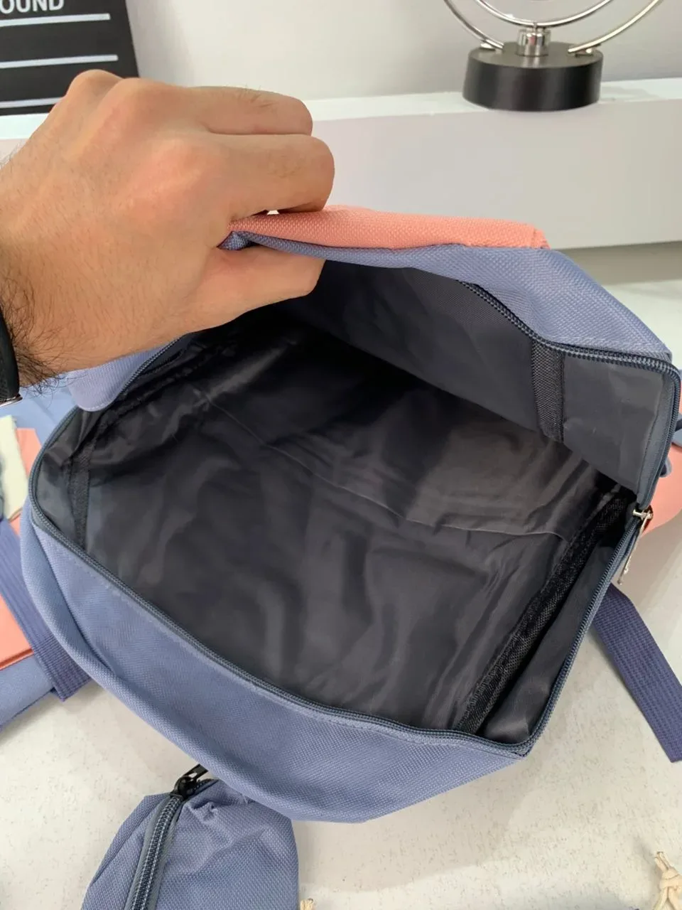 Ensemble de sacs d’école Kawai pour adolescents 5Pcs YISIYUAN Rose et Bleu – محفظة 5 قطع كاواي أزرق ووردي