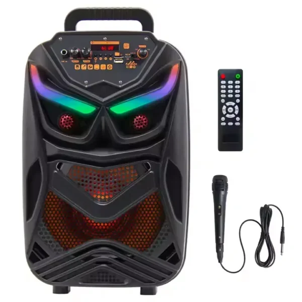 8 inch Bluetooth speaker QL-805/ QL-806 Bluetooth stereo sound system, wired microphone, remote