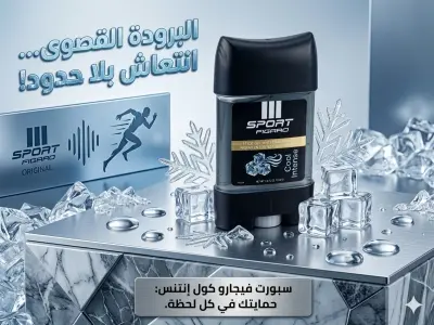 مزيل العرق Sport Figaro Cool Intense