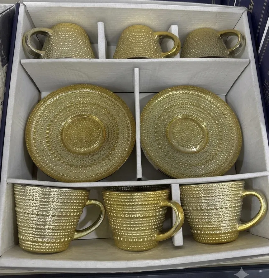 Baroque and saucer set