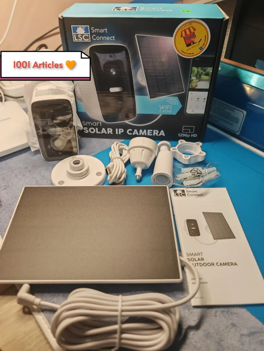 LSC SMART CONNECT, Caméra externe smart, à rechargement solaire