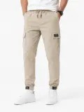 Pantalon Cargo  off whait