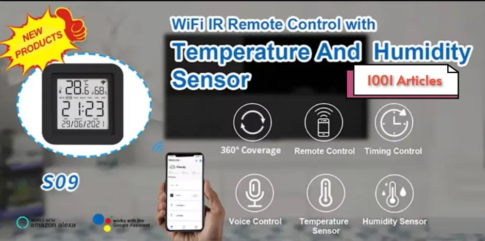 Tuya Smart IR Remote - Télécommande universelle connectée et hygromètre