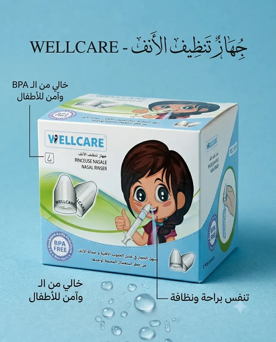 ويلكير غسول للأنف للأطفال.