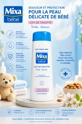 Lait de toilette Bébé Mixa
