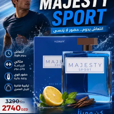 Promo 72h : Eau De Parfum Homme Majesty Sport