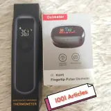 Pack Thermomètre Numérique IR Sans Contact + Mini Oxymètre
