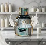 مخاضة لبن Golden King 3L 5L 7L | خضّارة الحليب لصناعة الزبدة الطبيعية بسهولة وقوة عالية | Milk Churn Butter Maker
