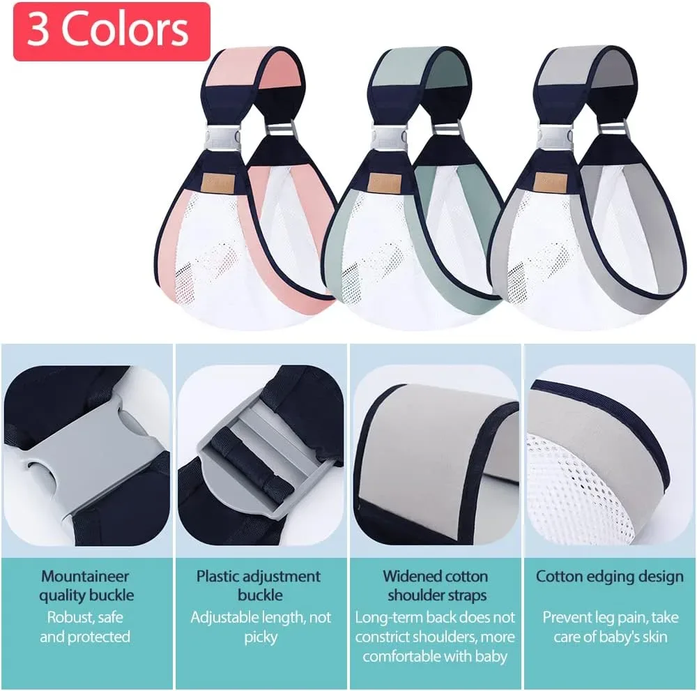 Écharpe à double usage pour nouveau-né 0-36M en tissu maillé