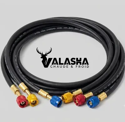 JEU FLEXIBLE 3PCS- R134A-BLACK-90CM