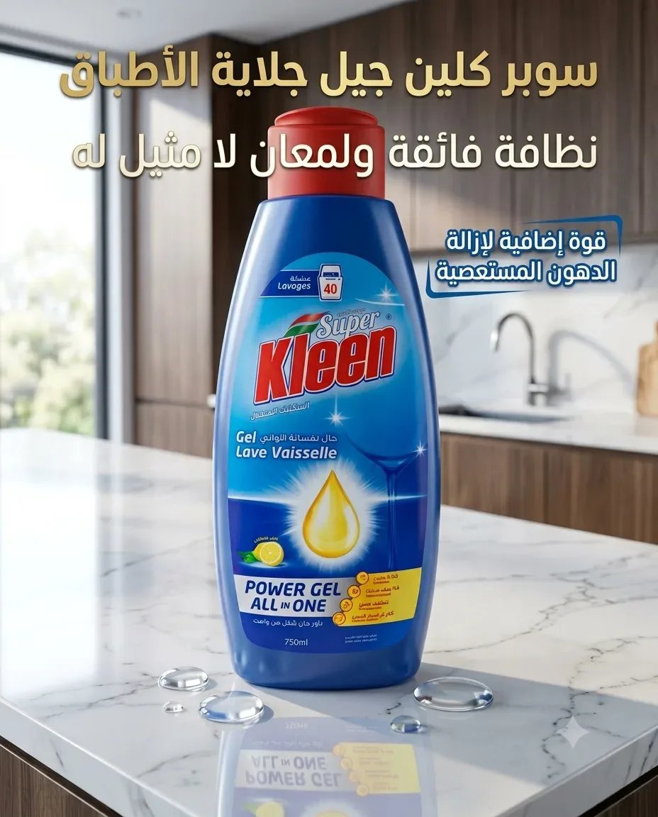 💙 Super Kleen – جل غسالة الصحون All in One