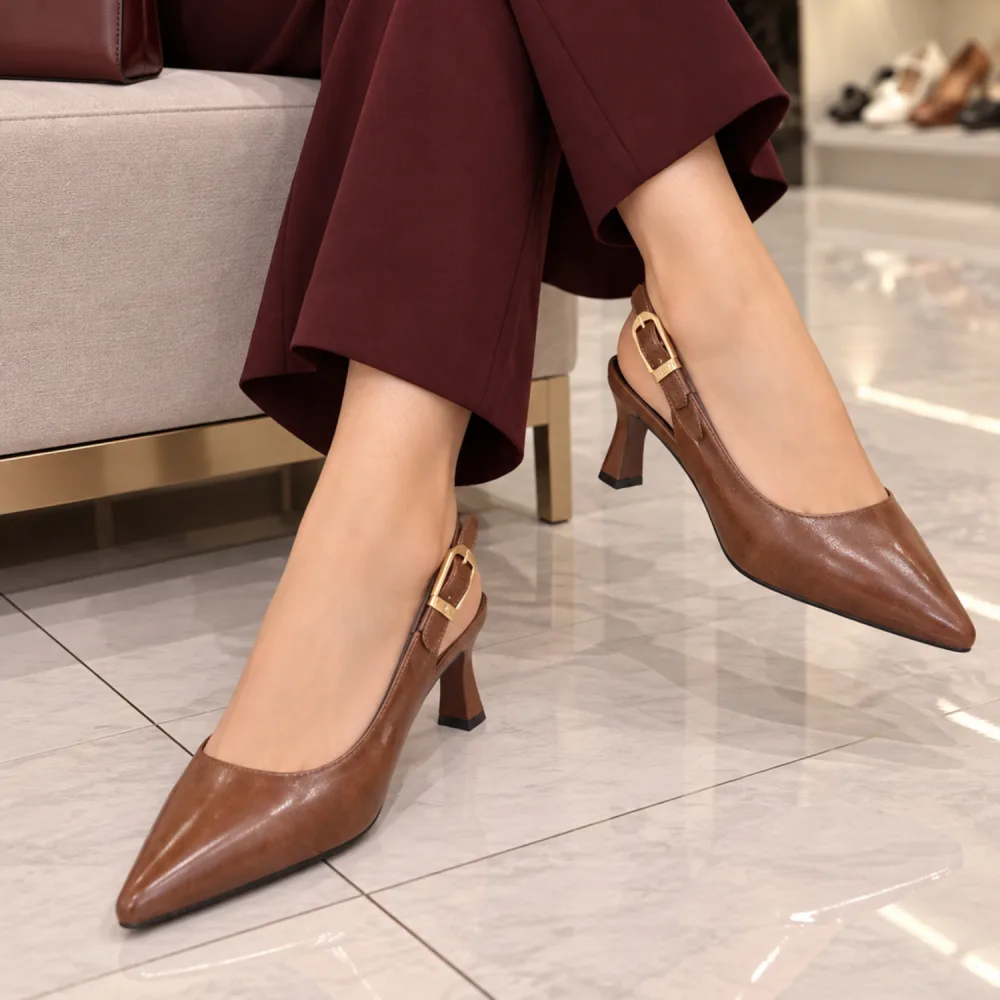 Slingback  أنيق فاخر