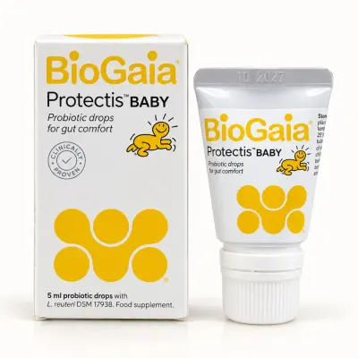 BioGaia® Protectis™ Baby – Le geste quotidien pour le confort du petit ventre de bébé