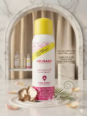 بخاخ أبو سعد الوردي لتوريد الجسم والمناطق الحساسة (ABUSAAD Pink Spray)