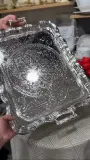 PLATEAUX ARGENTÉ AVEC MOTIF