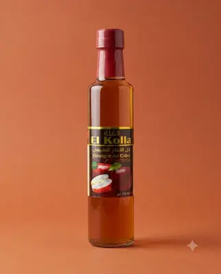 خل التفاح الطبيعي 250مل