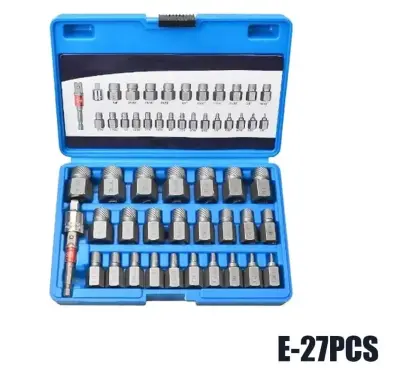 CAISSE extracteurs de vis à tête 27PCS
