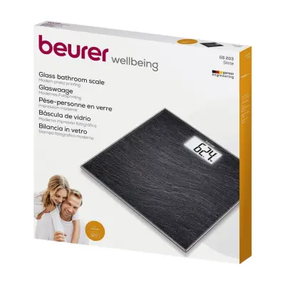 pèse personne beurer GS 203 slate
