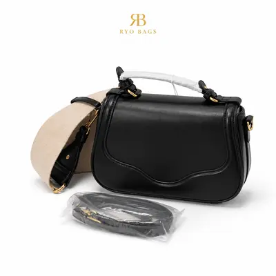Sac Épaule Curve Zara Noir