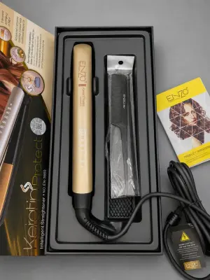 مكواة شعر ذكية بطبقة سيراميك- ENZO Professional Keratin Protect EN-3860