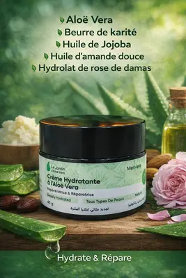 Crème hydratante de jour a l'Aloë Vera