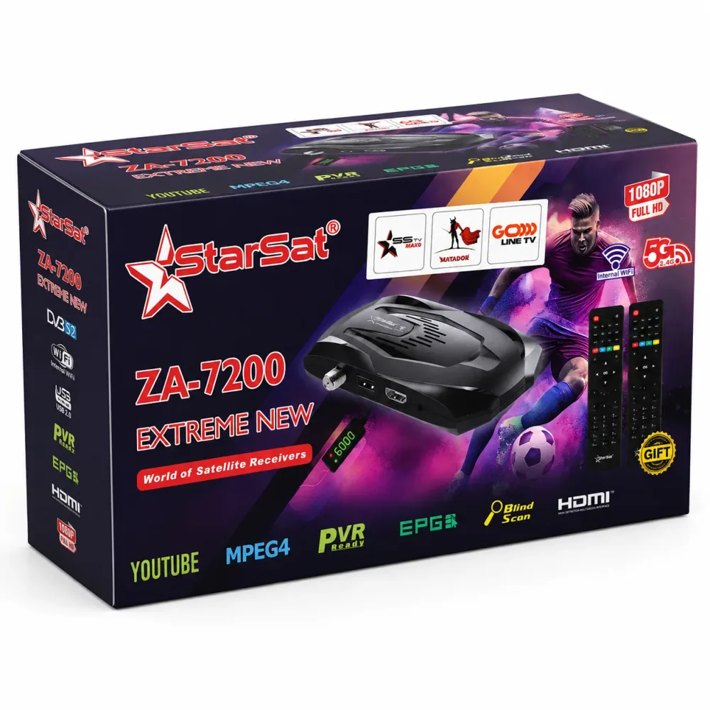 ستارسات StarSat ZA-7200 Extreme New