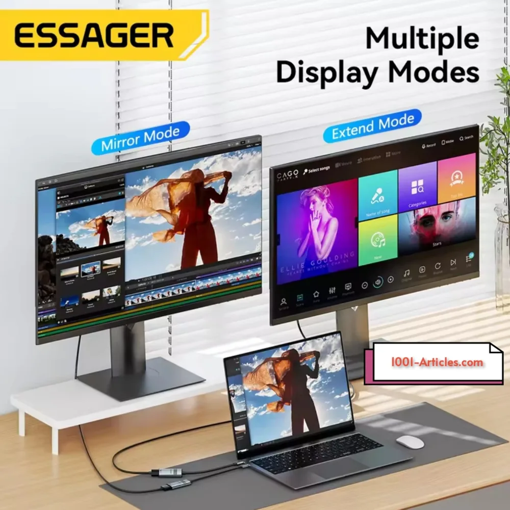 Adaptateur HDMI vers USB Type C - Essager