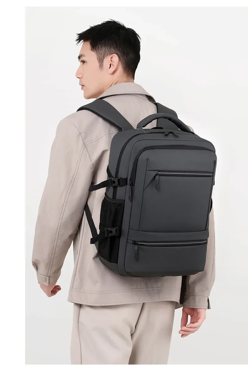Sac à Dos pour Ordinateur Portable Grande Capacité et Anti-Vol Bomag Boy Noir - حقيبة ظهر للكمبيوتر المحمول واسعة ومانعة للسرقة
