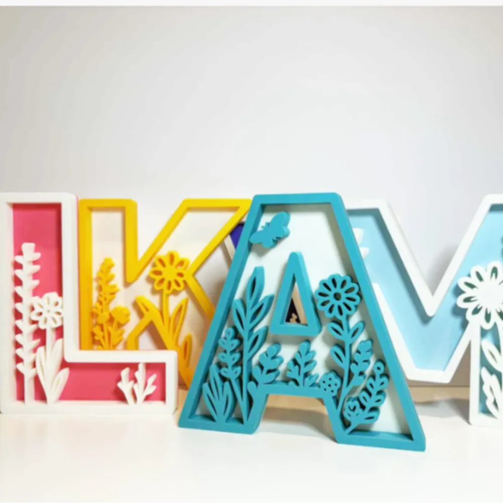 Lettres de Décoration Florale