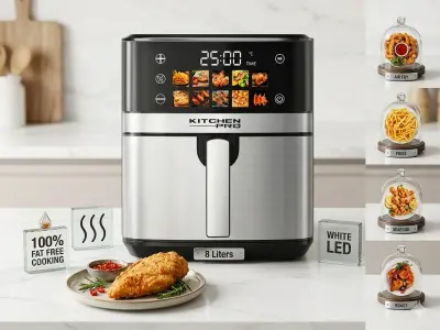 قلاية الهواء Kitchen Pro 8l