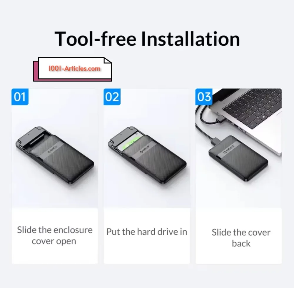 Boîtier Externe ORICO - SATA SSD / HDD 2.5