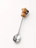 ☕ Cuillère en Inox à Manche Décoratif "Coffee Time"