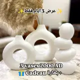 طقم 3 مزهريات