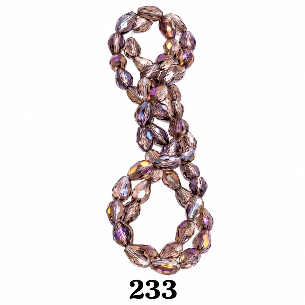 Cristal Goute 8*11 Qty:10 fil