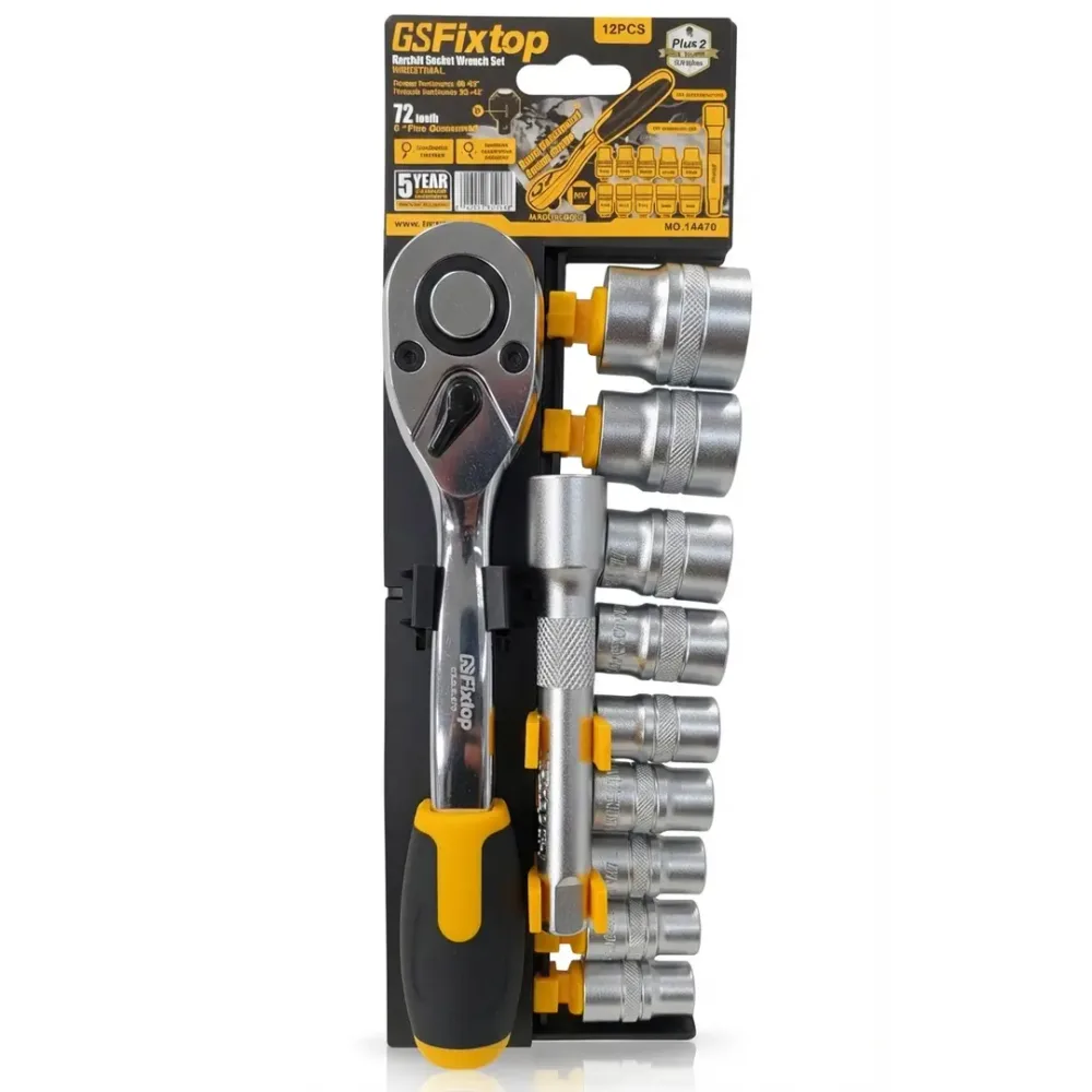 Jeux Cliquet GSFixtop 12 Pièces (12 Pans) 14470