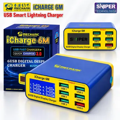 USB Smart Lightning Charger MECHANIC  iCHARGE 6M
