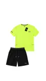 Ensemble running under armour vert pistache