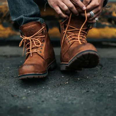 حذاء شتوي بوت - بني (Bottes d'hiver - Marron)