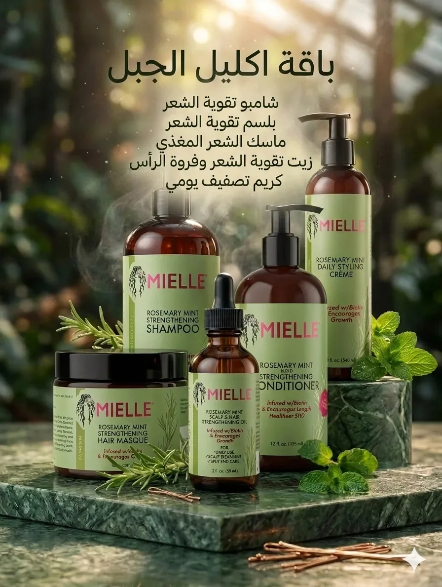 مجموعة اكليل الجبل للعناية بالشعر