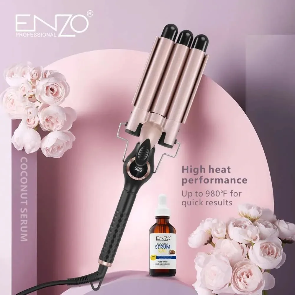 ENZO Professional Deep Waves™ – مموج الشعر الاحترافي مع سيروم جوز الهند