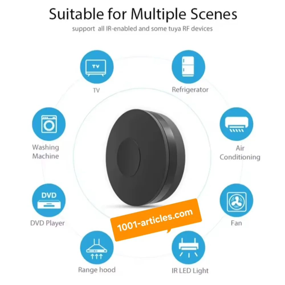 Module IR / RF / WIFI, Smart Remote Controller, Télécommande Universelle Tuya Smart.
