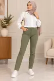 Pantalon kaki slim Denim E. – Taille 38