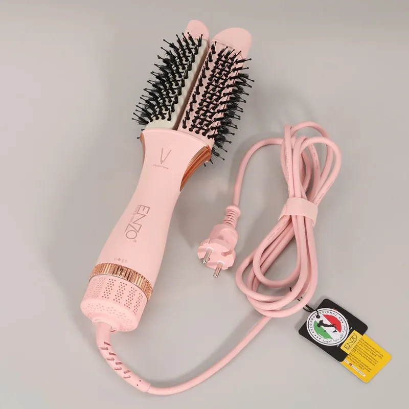 Brosse Saufflante ENZO EN-501  Innovative Air Dryer Brush - Dual Design Blow Dry, Straighten & Volumize with 800 Million Negative lons
