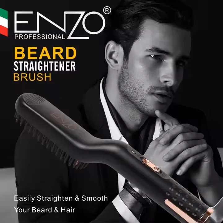 مشط اللحية والشعر الرجالي الحراري من ENZO