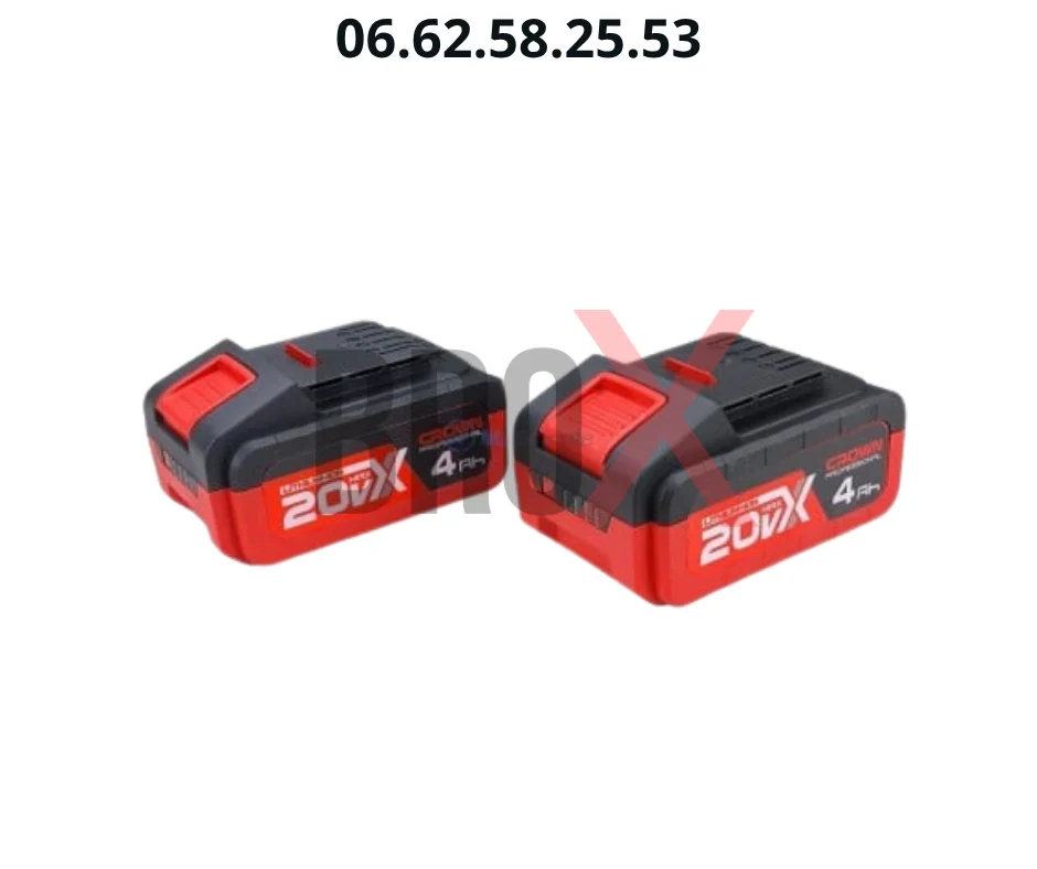 Visseuse à Chocs Sans-fil 20V | 2 Batteries 4.0Ah | CROWN CT22021HX-4TB