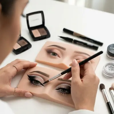 لوحة تدريب مكياج العيون بالسيليكون 3D 💄