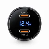 Baseus Particular 65W Digital Display QC+PPS Dual Quick Fast Car Charger