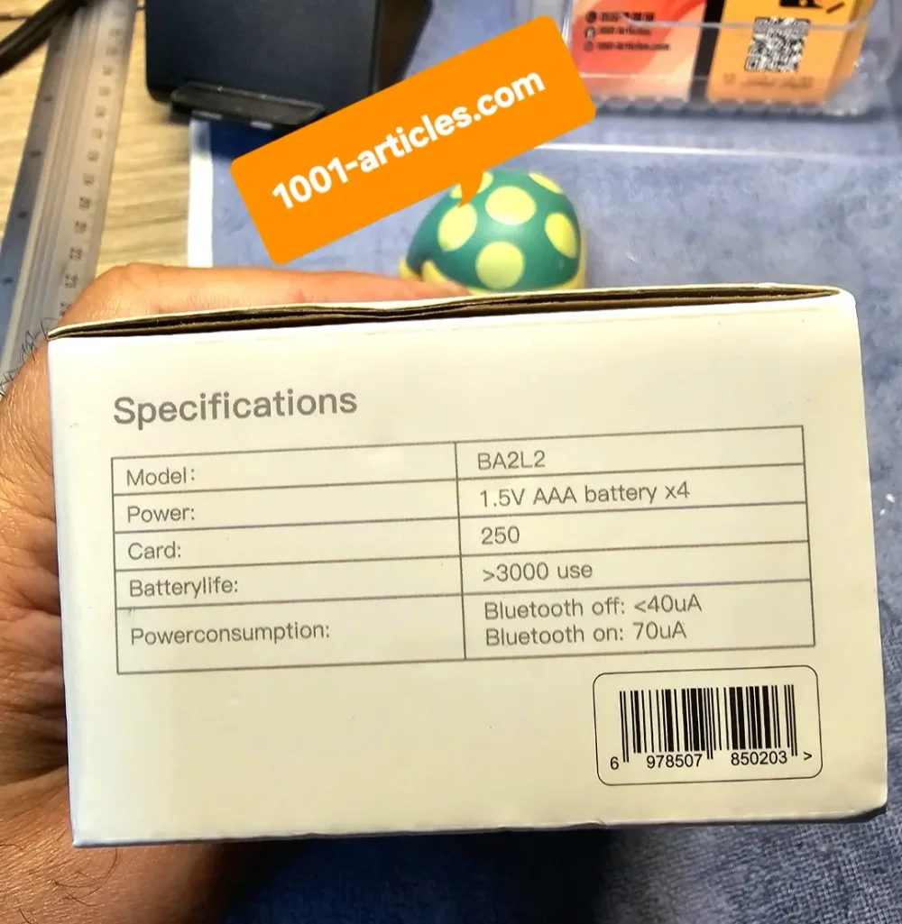 Serrure Intelligente Digitale MOES Bluetooth Tuya Smart - NFC - Carte IC